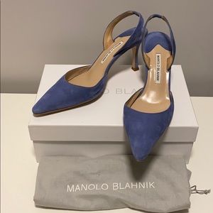 Manolo Suede Heels